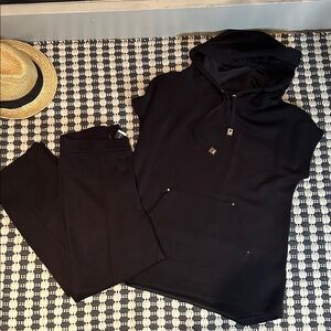 Ellie Tahari Black Lounge Set